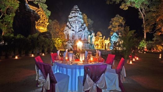 Angkor Temples private dining, Angkor Wat and Siem Reap, Cambodia
