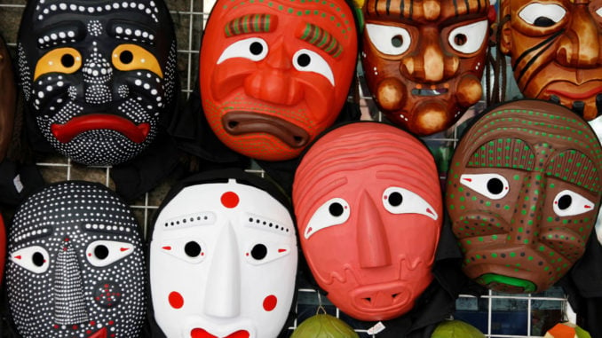 traditional-masks-insadong-art-street-south-korea