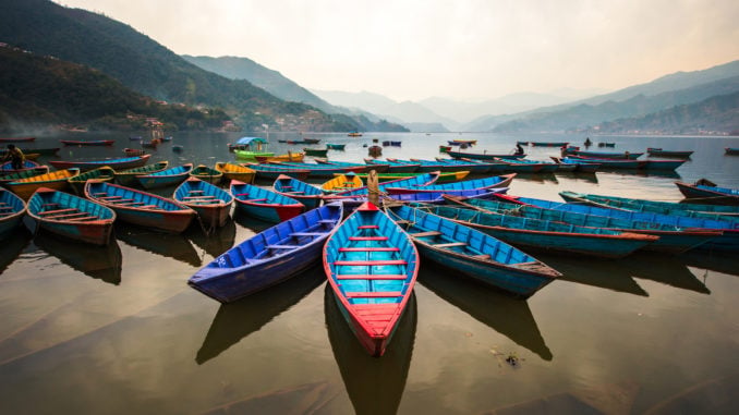 pokhara-lake-boats