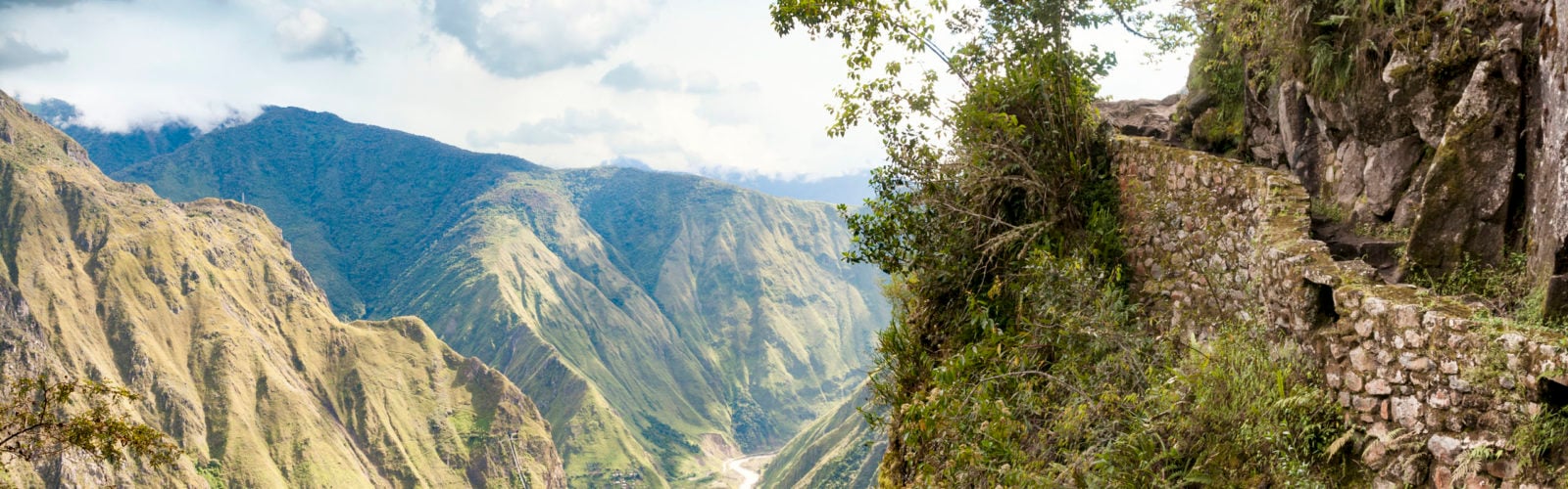 Mountain pass Machu Picchu Peru