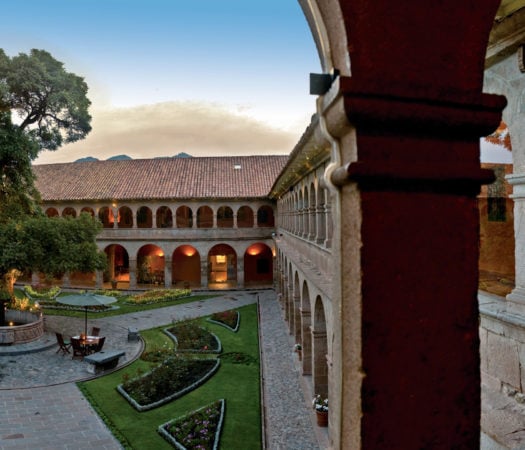 Exterior shot of Hotel Monasterio, Peru, Cusco