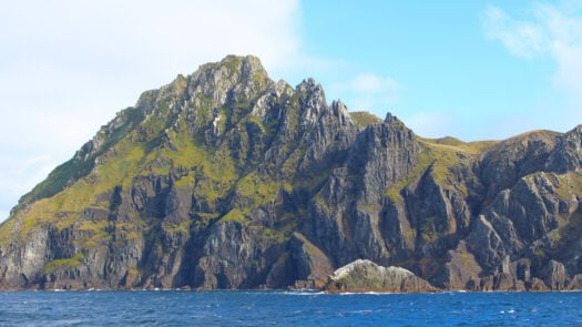 Cape Horn is the southernmost headland of the Tierra del Fuego archipelago in Chile