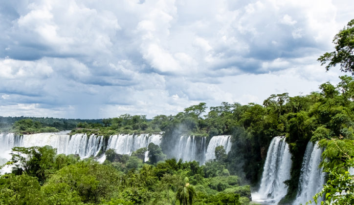 Iguassu Falls seen from the Argentina side
