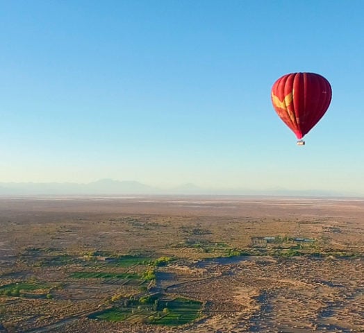 hot air balloon ride Atacama Desert