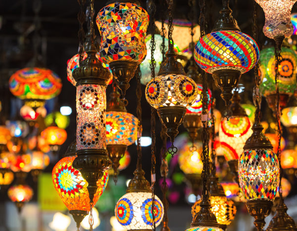 Colourful and details lanterns