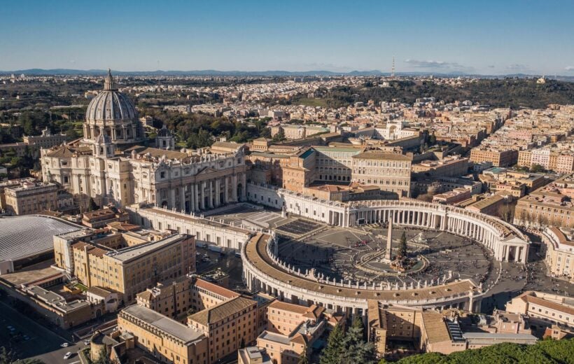 St. Peter's Basilica and St. Peter's Square in Rome