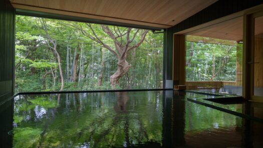 Beniya Mukayu onsen communal baths, Kanazawa, Japan