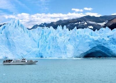 A boat trip to the Perito Moreno Glacier