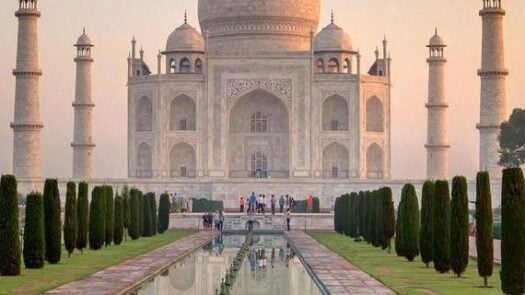 Taj Mahal at the sunrise, Arga, India