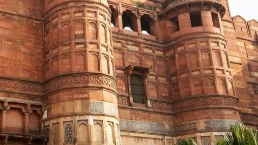 The Agra Fort in Agra