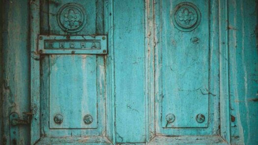 Old Blue Door in Georgia