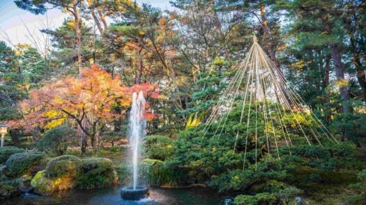 Kenrokuen Garden in Kanazawa.